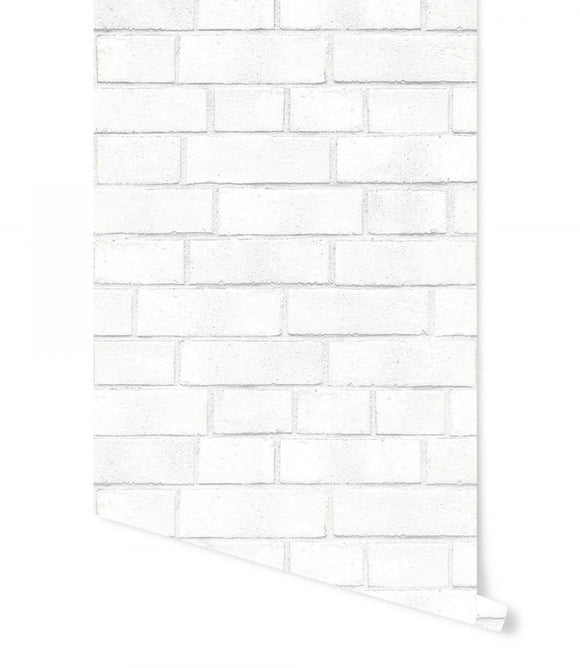 Brick 5.5 yds. Peel and Stick Wallpaper