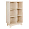 Hudson Cubby Bookcase  option Washed Natural
