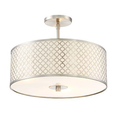 Dots Semi Flush Mount