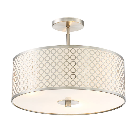 Dots Semi Flush Mount