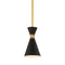 Conic Mini Pendant Light  option Honey Gold / Matte Black
