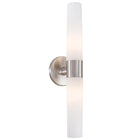 Brushed Stainless Steel Saber Bath Light OPEN BOX