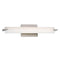 Tube LED Bath Light  option Brushed Nickel