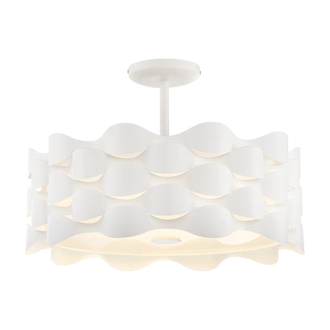 Coastal Current LED Semi Flush Mount