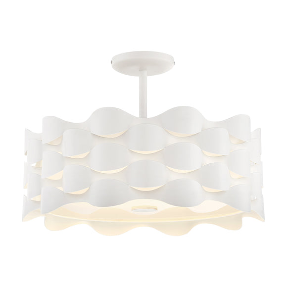 Coastal Current LED Semi Flush Mount