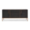Holly Buffet  option Charcoal / Brass