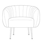 Channeled Accent Chair