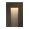 Taper Vertical Outdoor Deck Sconce  option Bronze