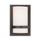 342 Wall Sconce  option Smoked Iron