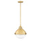 Fletcher Pendant Light  option Satin Brass