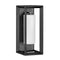 Rhodes Outdoor Wall Sconce  option Brushed Graphite / Etched Opal