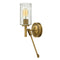 Collier Sconce  option Heritage Brass