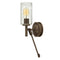 Collier Sconce  option Light Oiled Bronze