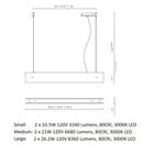 Marc 2-Light LED Dimming Pendant Light