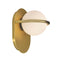 C_Ball Wall Light  option Brass