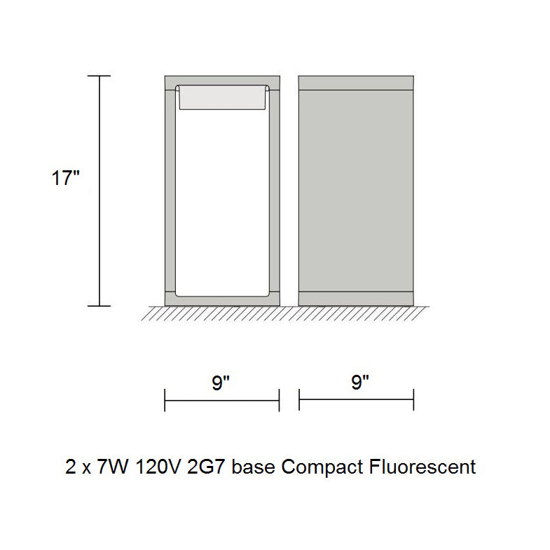 Frame Fluo Outdoor Floor Lamp