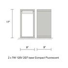 Frame Fluo Outdoor Floor Lamp