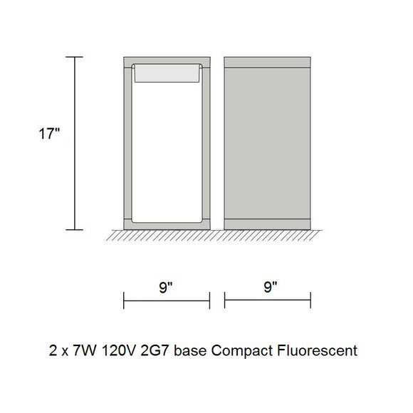 Frame Fluo Outdoor Floor Lamp