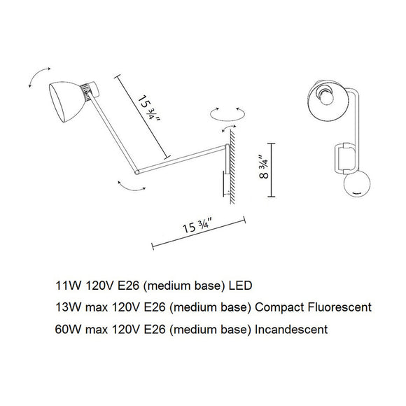 Blux System W40 Wall Light