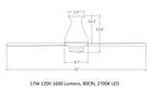 Altus 52 Inch Flush Mount LED Ceiling Fan