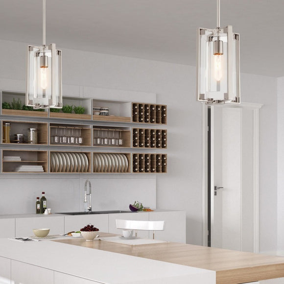 Crystal Clear Mini Pendant Light