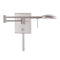 George's Reading Room P4338 LED Swing Arm Wall Light  option Brushed Nickel