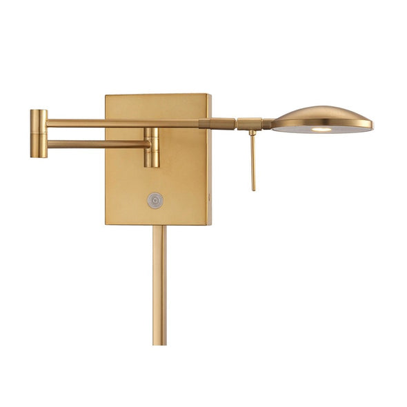 George's Reading Room P4338 LED Swing Arm Wall Light