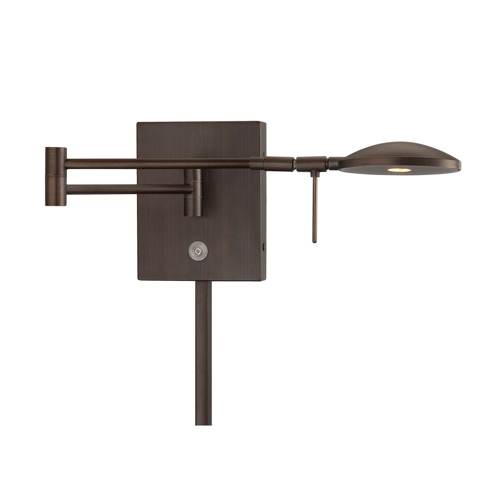George's Reading Room P4338 LED Swing Arm Wall Light