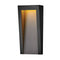 Taper LED Outdoor Wall Mount  option Textured Black