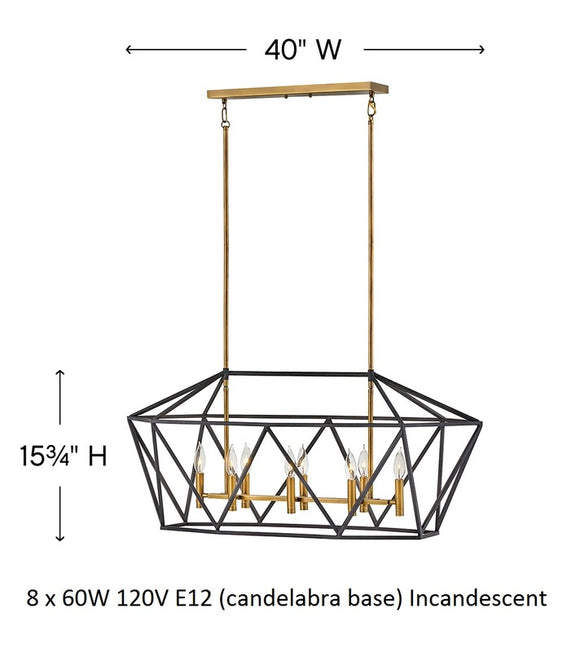 Theory Linear Chandelier