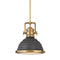 Keating Pendant Light  option Heritage Brass / Aged Zinc