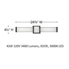 Pietra LED Bath Light
