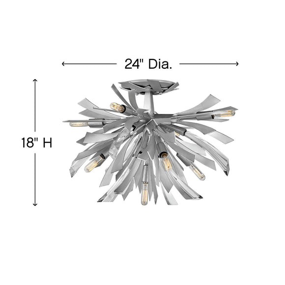 Vida Semi-Flush Mount