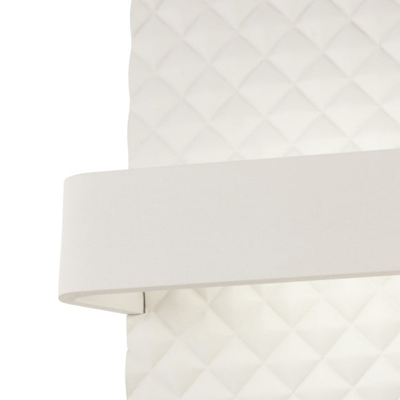 Quilted Rectangle LED Wall Sconce