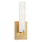 Tube One Light LED Wall Sconce  option Honey Gold