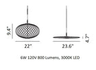 Spring LED Pendant Light