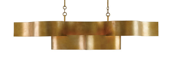 Grand Lotus Oval Chandelier