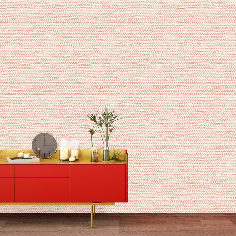 Moire Dots Peel and Stick Wallpaper