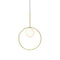 Bola Halo Pendant Light  option Brass
