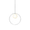 Bola Halo Pendant Light  option Chrome