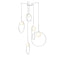 Bola Halo Chandelier  option Five Lights