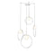 Bola Halo Chandelier  option Four Lights