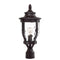 Merrimack Outdoor Post Light  option Corona Bronze / Incandescent
