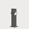 Ciclope Dual Side Outdoor LED Floor Lamp  option Anthracite Grey
