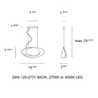 Cabildo LED Suspension Light