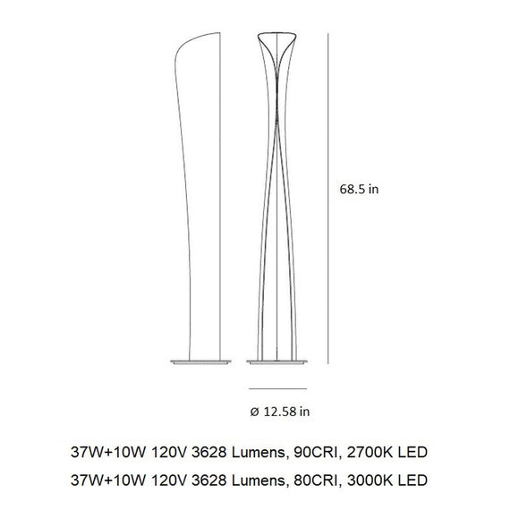 Cadmo LED Floor Lamp