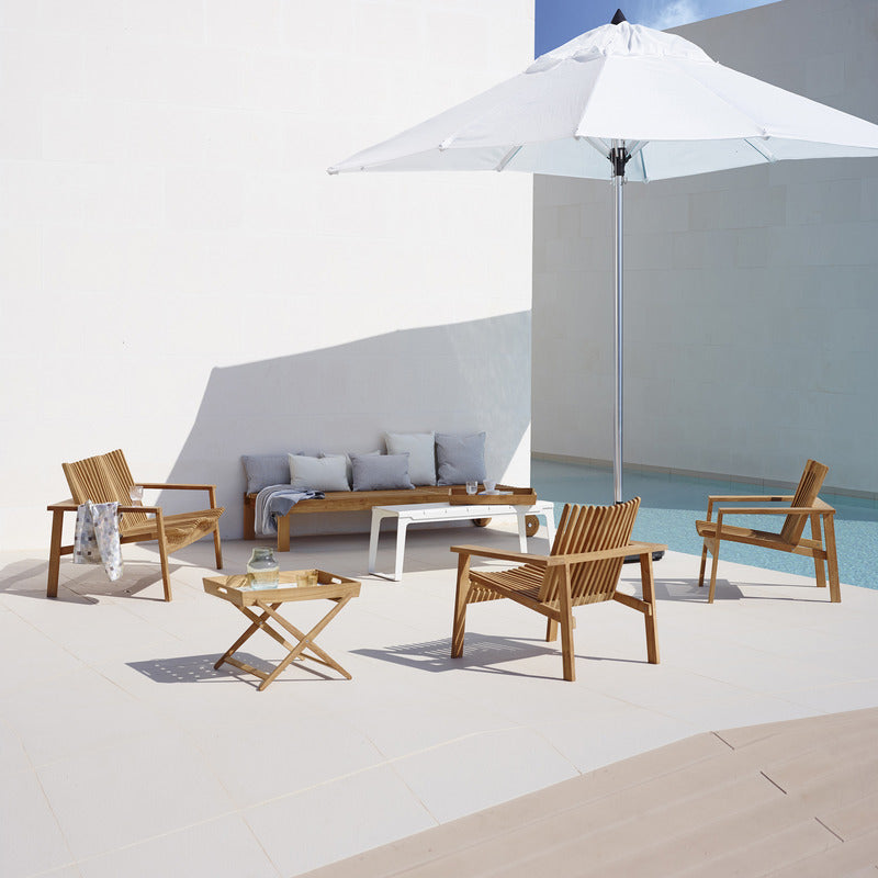 Amaze Outdoor Teak Stackable Lounge Chair