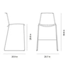 Breeze Outdoor Stackable Bar Chair