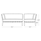Conic Outdoor 2 Seater Sofa Right Module
