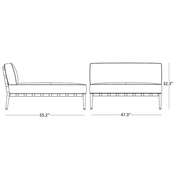 Conic Outdoor Daybed Module